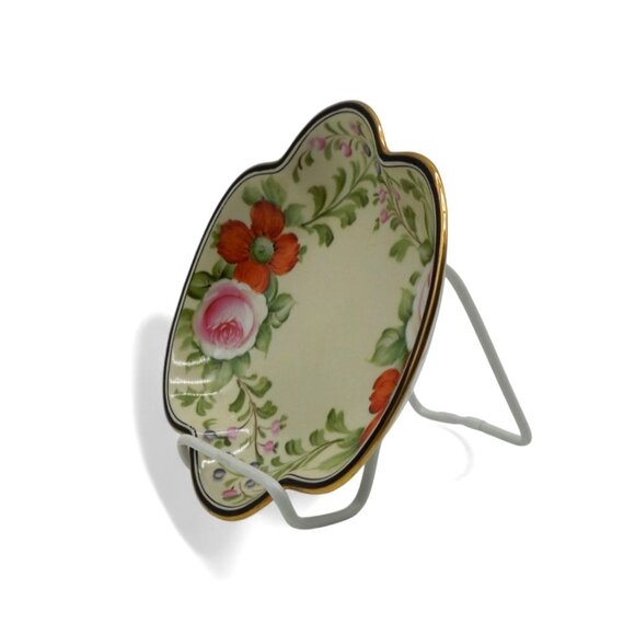 NORITAKE Floral Poppy Hand-Painted Porcelain Dish Made In Japan, Vintage - Picture 6 of 11